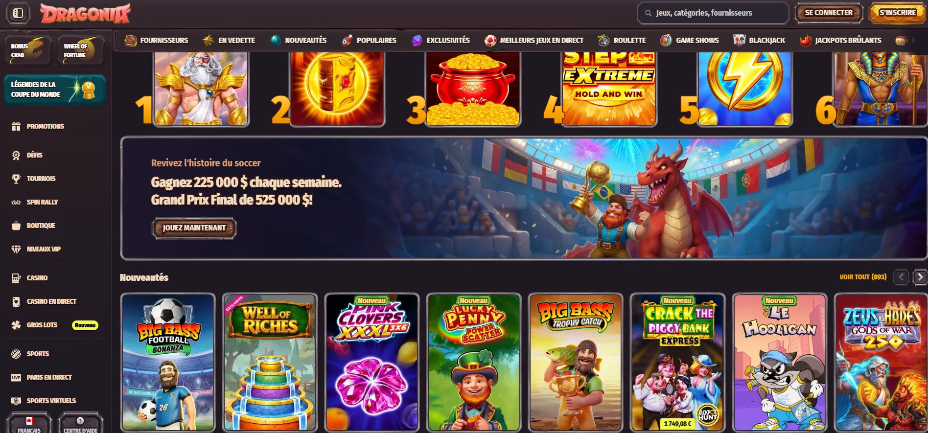 Dragonia paris et jeux